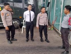 Kapolsubsektor Salemba Bersama Anggota Sambang Ke Petugas Rutan Salemba