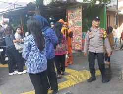 Bhabinkamtibmas Cikini Bersama Tiga Pilar Melaksanakan Kegiatan Penertiban PKL, Parkir Liar Dan PMKS Di Sepanjang Jalan Cikini Raya
