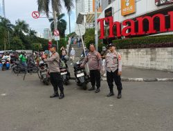 Patroli Dan Pengaturan Arus Lalu Lintas Sekitaran Thamrin City Untuk Memberikan Rasa Aman Dan Nyaman