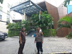 Patroli Dialogis Dan Sambangi Hotel Verse, Bhabinkamtibmas Kebon Kacang Sampaikan Imbauan Kamtibmas