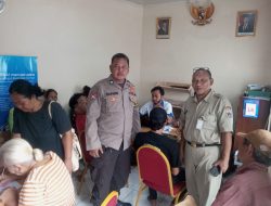 Bhabinkamtibmas Karang Anyar Bersama Tiga Pilar Monitoring Pendataan NIB untuk Pelaku Usaha