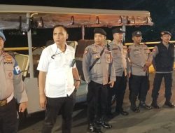 Di Perbatasan Jembatan Menteng Tenggulun Patroli Cipta Kondisi Menteng Kontrol Untuk Antisipasi Ribut Warga Dan Kejahatan Malam Hari