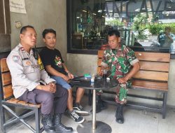 Konsultasi Bersama Bhabinkamtibmas Pasar Baru Dengan Warganya