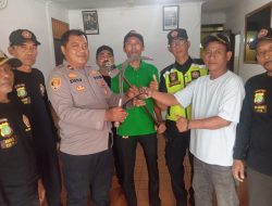 Konsistensi Polsek Ciptim Kumpulkan Senjata Tajam dari Warga Jelang Ramadhan