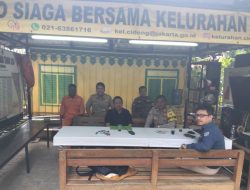Bhabinkamtibmas Kelurahan Cideng Siaga di Posko untuk Layani Warga dan Antisipasi Kerawanan Jelang Ramadhan
