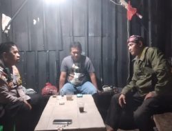 Bhabinkamtibmas Kelurahan Gunung Sahari Selatan Melaksanakan Cooling System Dan Sambang Poskamling