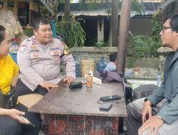 Patroli Pemukiman RT 09/09, Bhabinkamtibmas Petamburan Sambangi Warga