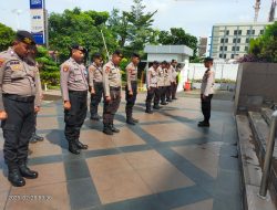 Wakapolsek Senen Pimpin Apel Pengamanan Unras Di Komisi Yudisial Jakarta