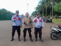 Bhabinkamtibmas Kelurahan Gambir Laksanakan Cooling System dan Sambang di Pos Keamanan Pamdal Monas