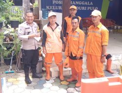 Bhabinkamtibmas Duri Pulo Laksanakan Patroli dan Himbauan Kamtibmas kepada PPSU