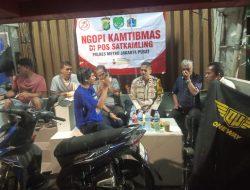 Bhabinkamtibmas Petojo Utara Gelar Ngopi Kamtibmas untuk Serap Aspirasi Warga