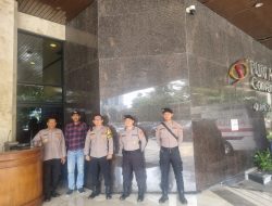 Kanit Binmas Pimpin Pengamanan Giat Musyawarah Nasional VII Ikatan Alumni PMII Tahun 2025 Di Hotel Grand Sahid Jaya