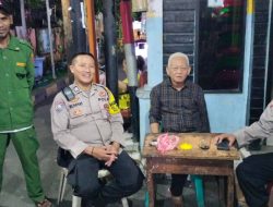 Patroli Dan Sambang Bhabinkamtibmas Kelurahan Kebon Kosong dan Unit Samapta di Lokasi Rawan Guantibmas
