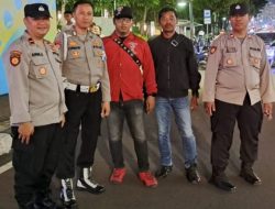 Pemantauan Kegiatan Musik Di Anjungan Sarinah Oleh Personil Polsek Metro Menteng