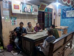 Sambang Satkamling RW. 010 Bhabinkamtibmas Karang Anyar Berikan Arahan Linmas