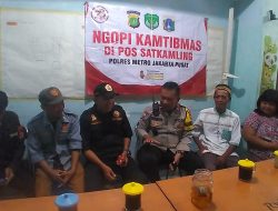 Ngopi Kamtibmas di RW 09 Duri Pulo, Warga dan Aparat Bertukar Informasi Keamanan