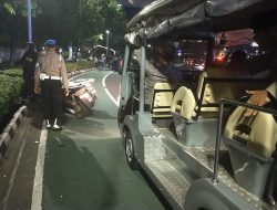Patroli Cipta Kondisi Menteng Antisipasi Kerawanan Malam Hari Di Kawasan Bundaran HI