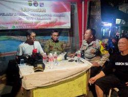 Dengan Hadir Nya Bhabinkamtibmas Gondangdia Bersama Warga Pemantauan Perbatasan Kwitang Kalipasir