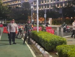 Patroli Cipta Kondisi Menteng Pemantauan Kerawanan Di Kawasan Bundaran HI Antisipasi Kejahatan Jalanan