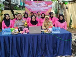 Bhayangkari Ranting Johar Baru Bersama Tiga Pilar Ikuti Acara Launching Program Pekarangan Pangan Lestari lewat YouTube