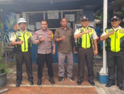 Sambangi Pam Jaya Bhabinkamtibmas Benhil Berikan Arahan Kepada Security