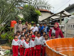 Paud Kejora Binaan Bhabinkamtibmas Kampung Bali Tanam Swasembada Pangan Hidroponik Dan Makan Bergizi Gratis Bersama Anak-Anak Didiknya