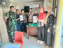 Bhabinkamtibmas Gunung Sahari Utara Awasi Pendaftaran Nomor Induk Berusaha