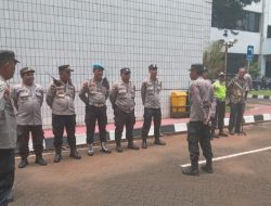 Apel Pengamanan Unjuk Rasa di Kemenag RI Sawah Besar