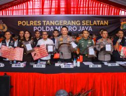 Polres Tangsel Berhasil Ungkap Lima Kluster Kejahatan Jalanan dan Kasus Narkotika Jelang Ramadhan 1446 H