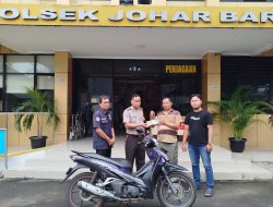 Polsek Johar Baru Berhasil Menemukan Sepeda Motor yang Hilang dalam Waktu Dua Hari Usai Pencurian