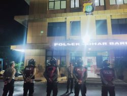 Kanit Intelkam Polsek Johar Baru, Pimpin Apel Persiapan Patroli Cipta Kondisi untuk Menjaga Keamanan Wilayah Jelang Bulan Ramadhan