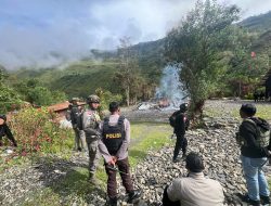 Rumah Kosong di Puncak Jaya Dibakar, Aparat Lakukan Penyelidikan