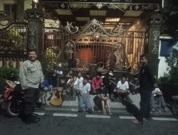 Bhabinkamtibmas Kelurahan Harapan Mulia Melaksanakan Kegiatan Patroli Dan Sambang Warga