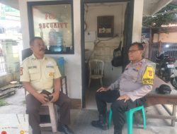 Patroli Dialogis Bhabinkamtibmas Johar Baru Berikan Imbauan Kamtibmas Security Gedung UKM Ikan Hias