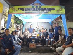 Kanit Binmas Pimpin Giat Pengamanan Di Pos Singgah Ramadhan 1446 H