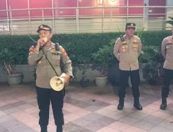 Apel Malam Patroli Rayonisasi Di Depan Polsubsektor Thamrin Dipimpin Wakapolsek Metro Menteng