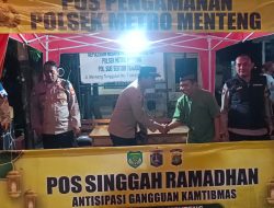 Di Pimpin Kasubnit Narkoba Pemantauan Pos Singgah Ramadhan Tambak Antisipasi Gangguan Kamtibmas