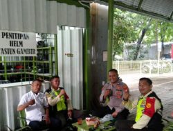 Patroli Dialogis di Area Parkir Stasiun Gambir, Polisi Pastikan Keamanan dan Kenyamanan Penumpang