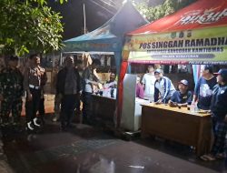 Polsek Kemayoran Gelar Pengamanan Pos Singgah Ramadhan Jl. HBR Motik, Antisipasi Gangguan Kamtibmas