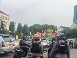 Polres Metro Jakarta Pusat Gelar Patroli Mobile, Pastikan Keamanan Jelang Buka Puasa