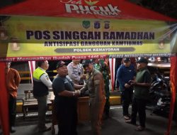 Polsek Kemayoran Gelar Pos Singgah Ramadhan Jembatan Mada, Antisipasi Gangguan Kamtibmas