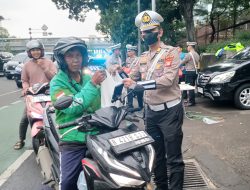 Kegiatan ramadhan berbagi bersama Ditlantas Polda Metro Jaya