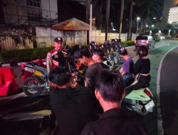 Sat Binmas Polres Jakpus Gelar Patroli dan Himbauan Kamtibmas di Bundaran HI