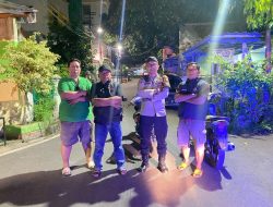 Patroli Bersama Ramadhan Bhabinkamtibmas Bersama Pokdarkamtibmas Dan Ketua RT Lingkungan Kelurahan Karet Tengsin