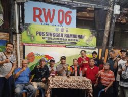 Antisipasi Tawuran dan Saur On The Road, Bhabinkamtibmas Galur dan Tokoh Masyarakat Lakukan Pengawasan di Pos Singgah Ramadhan 1446 H Rawa Tengah