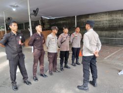 Kapolsubsektor Pegangsaan Pimpin Pengamanan Pengajian Dan Santunan Anak Yatim Di Kediaman Bapak Djan Farid