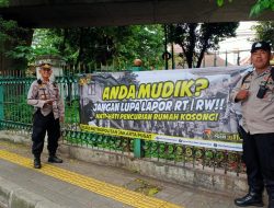 Upaya Menciptakan Situasi Aman Kondusif Dengan Pemasangan Spanduk Himbauan Di Wilayah Gondangdia
