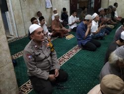 Polsek Metro Menteng Gelar Subuh Keliling di Masjid Jami Al Istiqomah, Warga: Terima Kasih atas Kehadiran Polisi