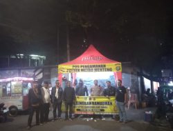 Polisi Siaga di Pos Singgah Ramadhan Kalipasir, Warga Kalipasir: Terima Kasih Pak Polisi!