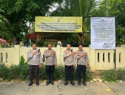 Cegah Gangguan Kamtibmas, Polsek Kemayoran Pasang Spanduk Imbauan